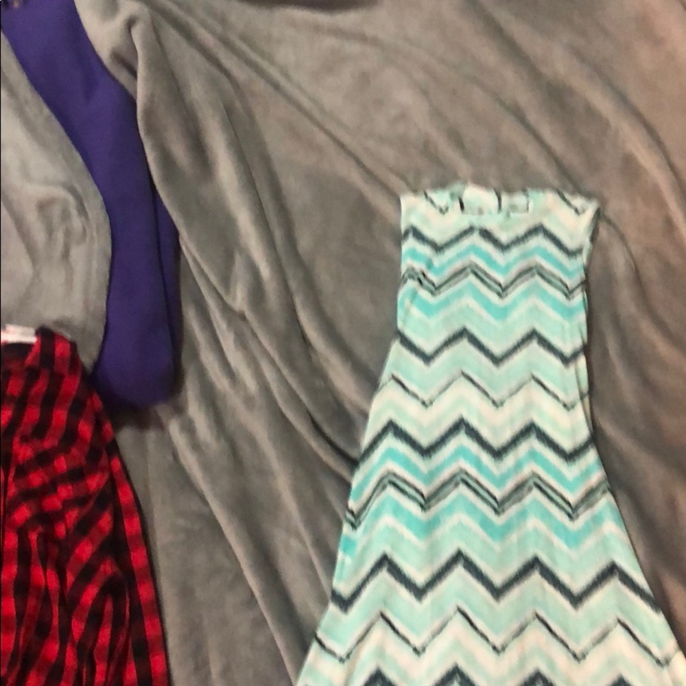 Black blue and white dress, never worn